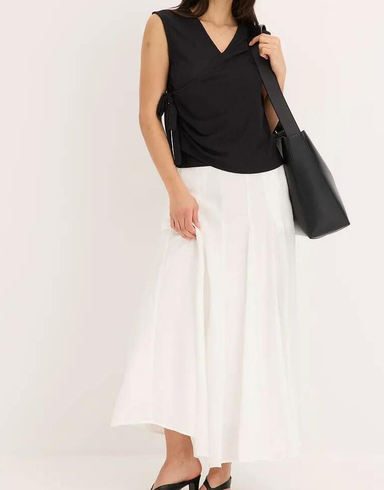 BLUZKA DAMSKA PLUS SIZE KOPERTOWY DEKOLT 