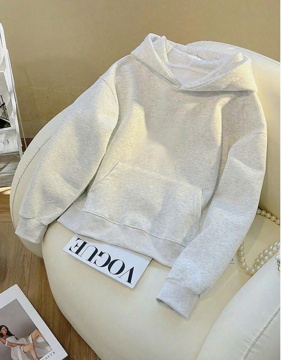 szara bluza kaptur 