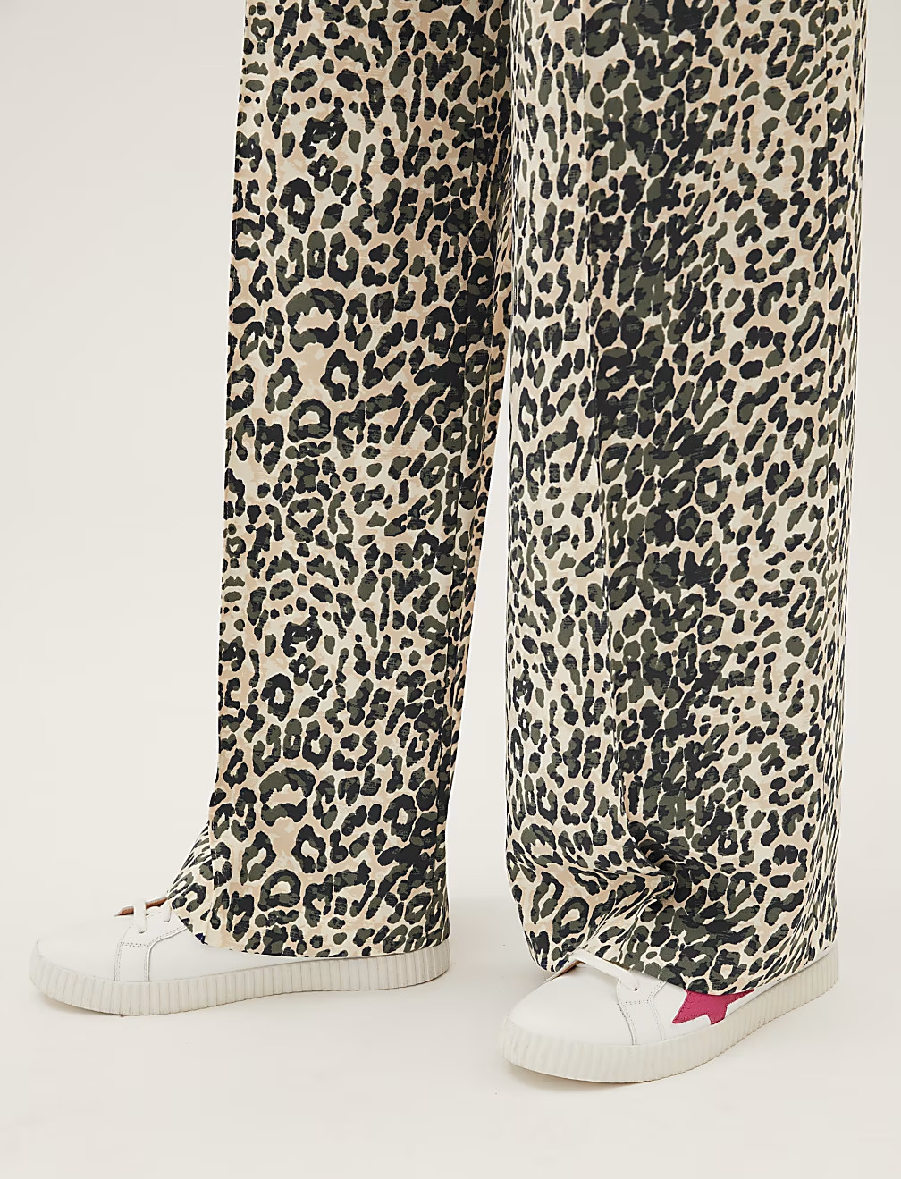 PROSTE SPODNIE ANIMAL PRINT T59-1524T-Y8