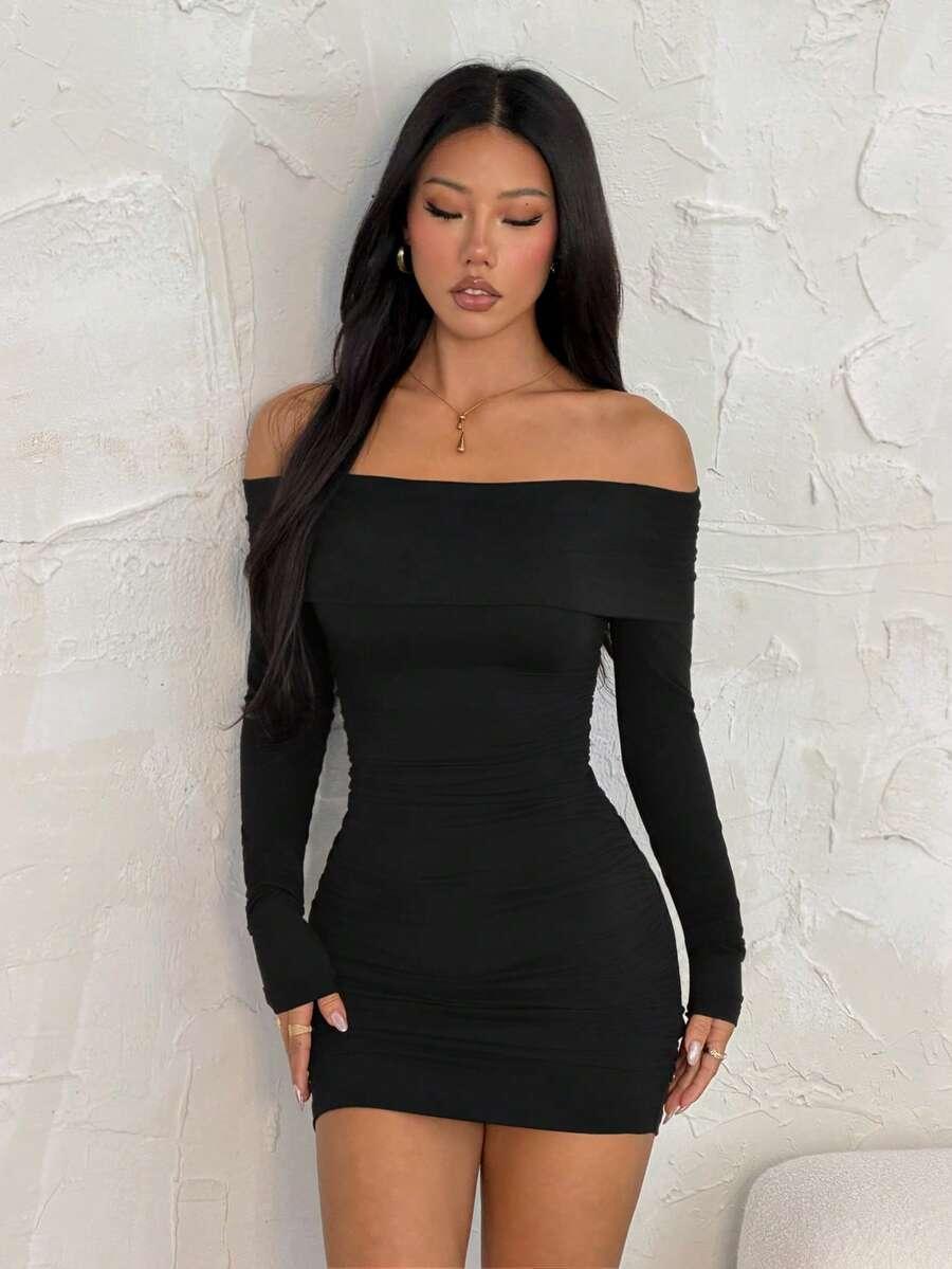 czarna sukienka mini 