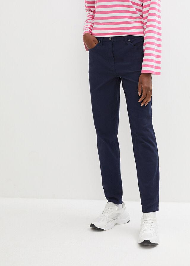 GRANATOWE SPODNIE CASUAL