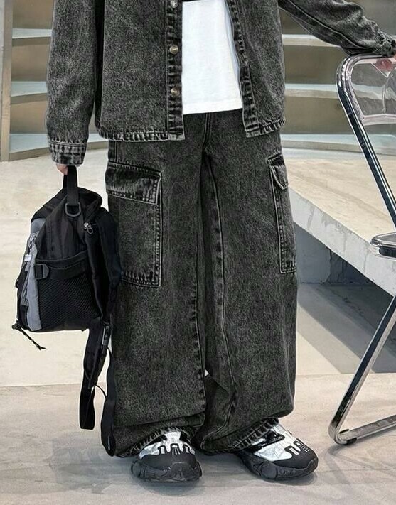 czarne spodnie jeans