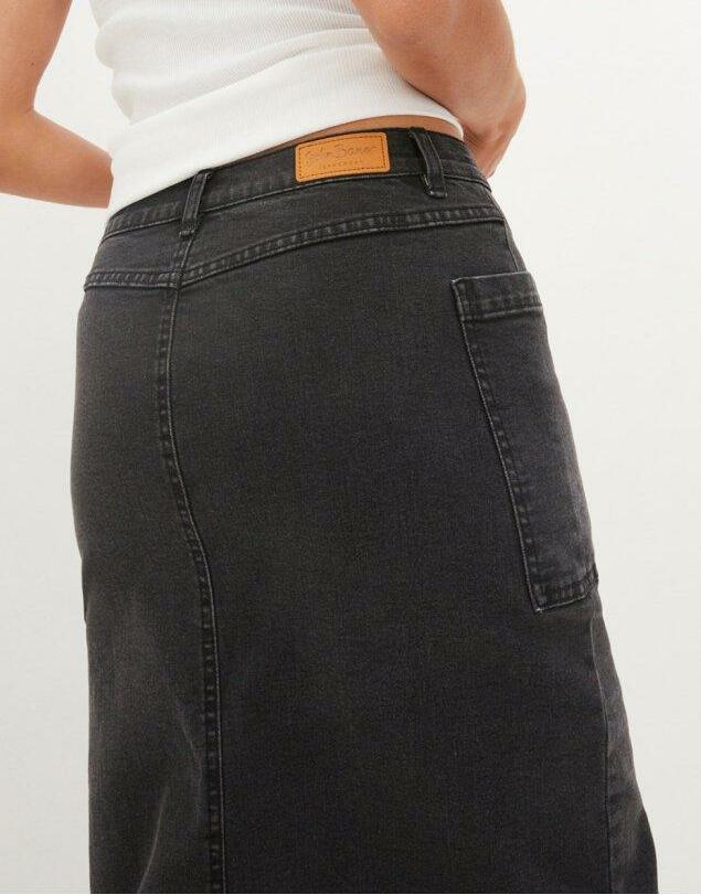 SPÓDNICA JEANSOWA MIDI