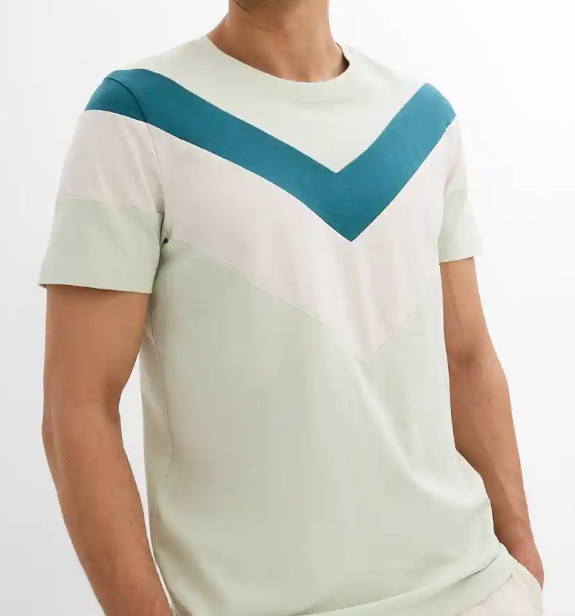T-SHIRT MĘSKI BAWEŁNIANY OKRĄGŁY DEKOLT