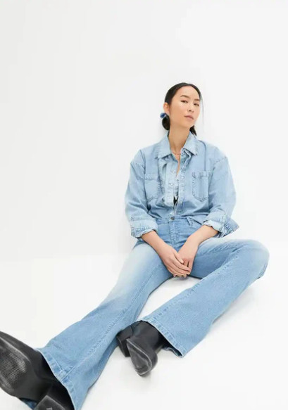 NIEBIESKIE SPODNIE JEANS
