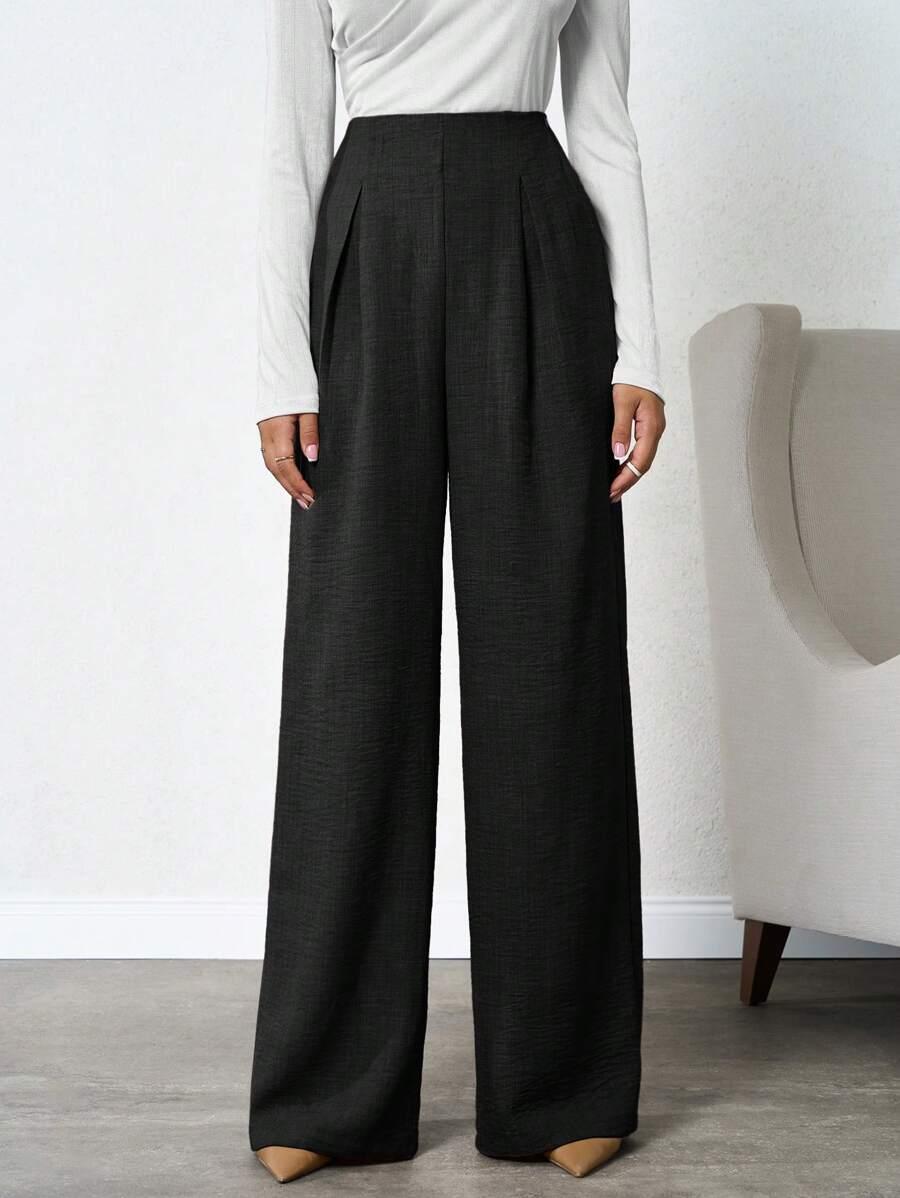 czarne eleganckie spodnie