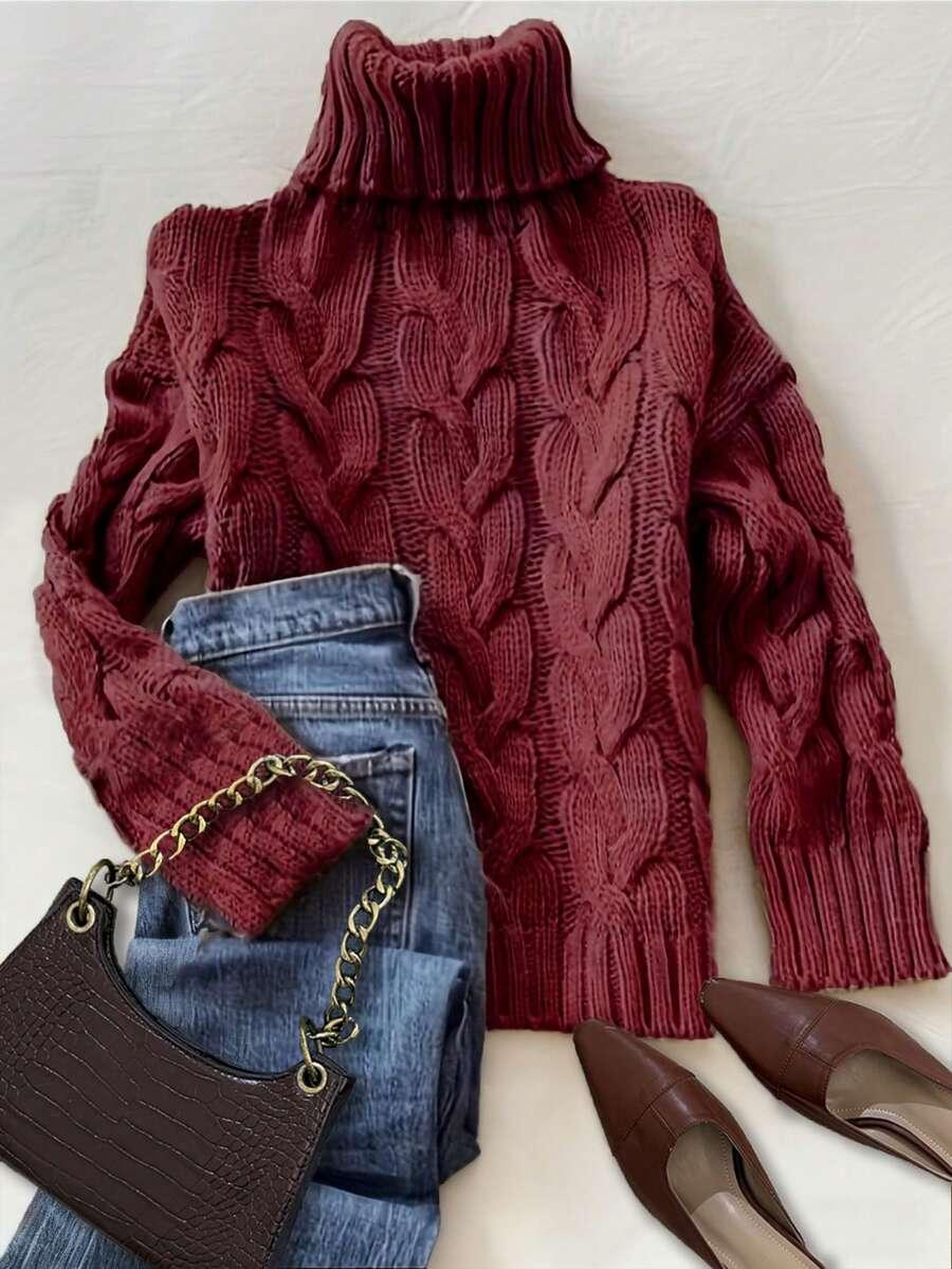 BURGUNDOWY SWETER GOLF