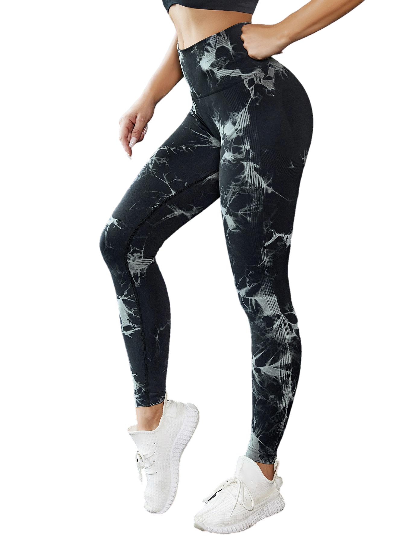 SPORTOWE LEGGINSY TIE-DYE