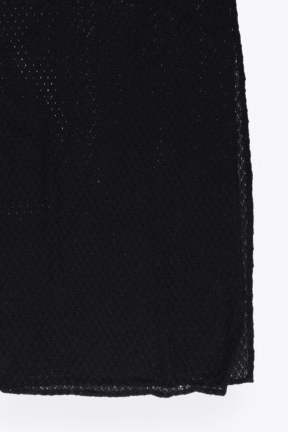 plażowa czarna sukienka ażurowa maxi 