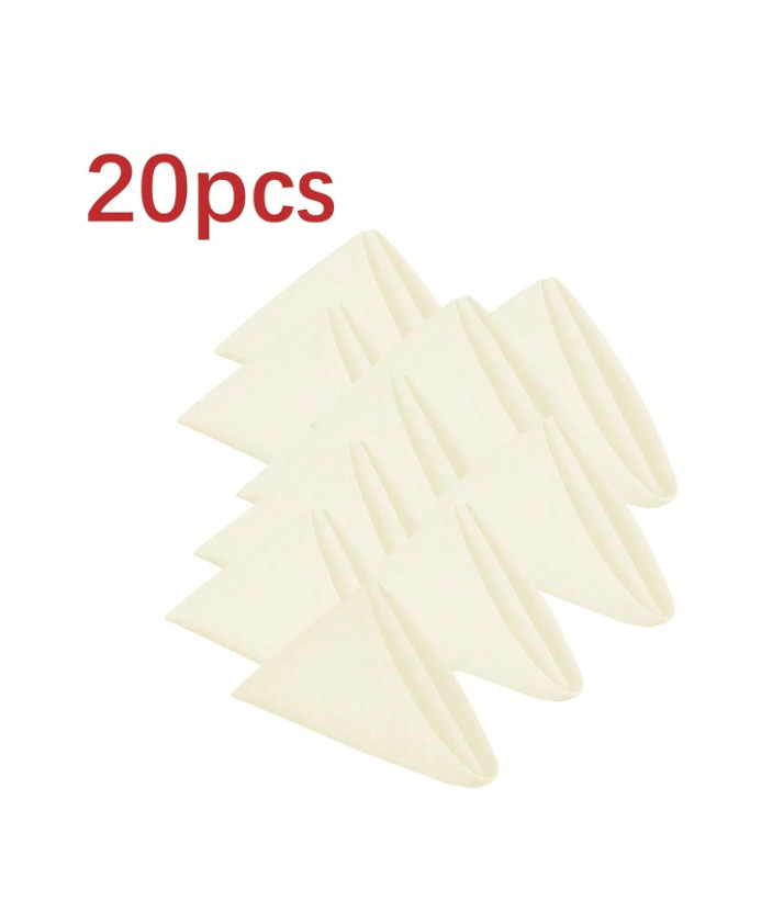beżowe serwetki materiałowe 20-pack