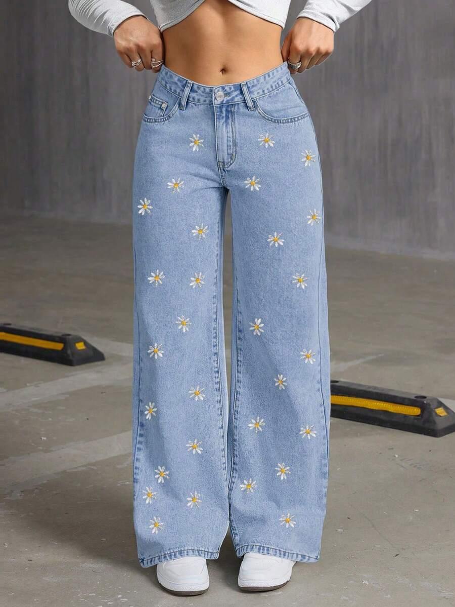NIEBIESKIE SPODNIE JEANS