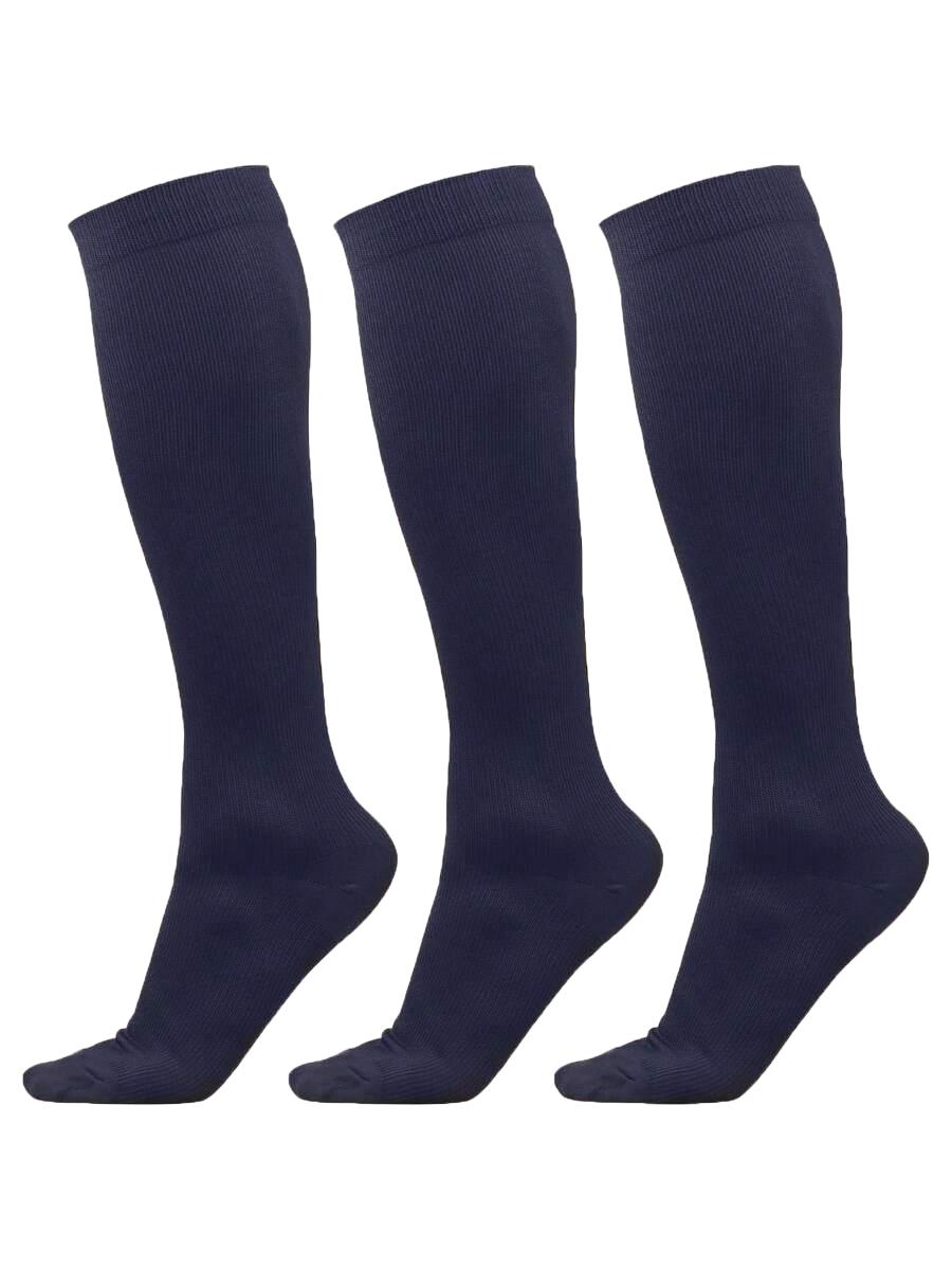 granatowe skarpetki uciskowe 3-pack 