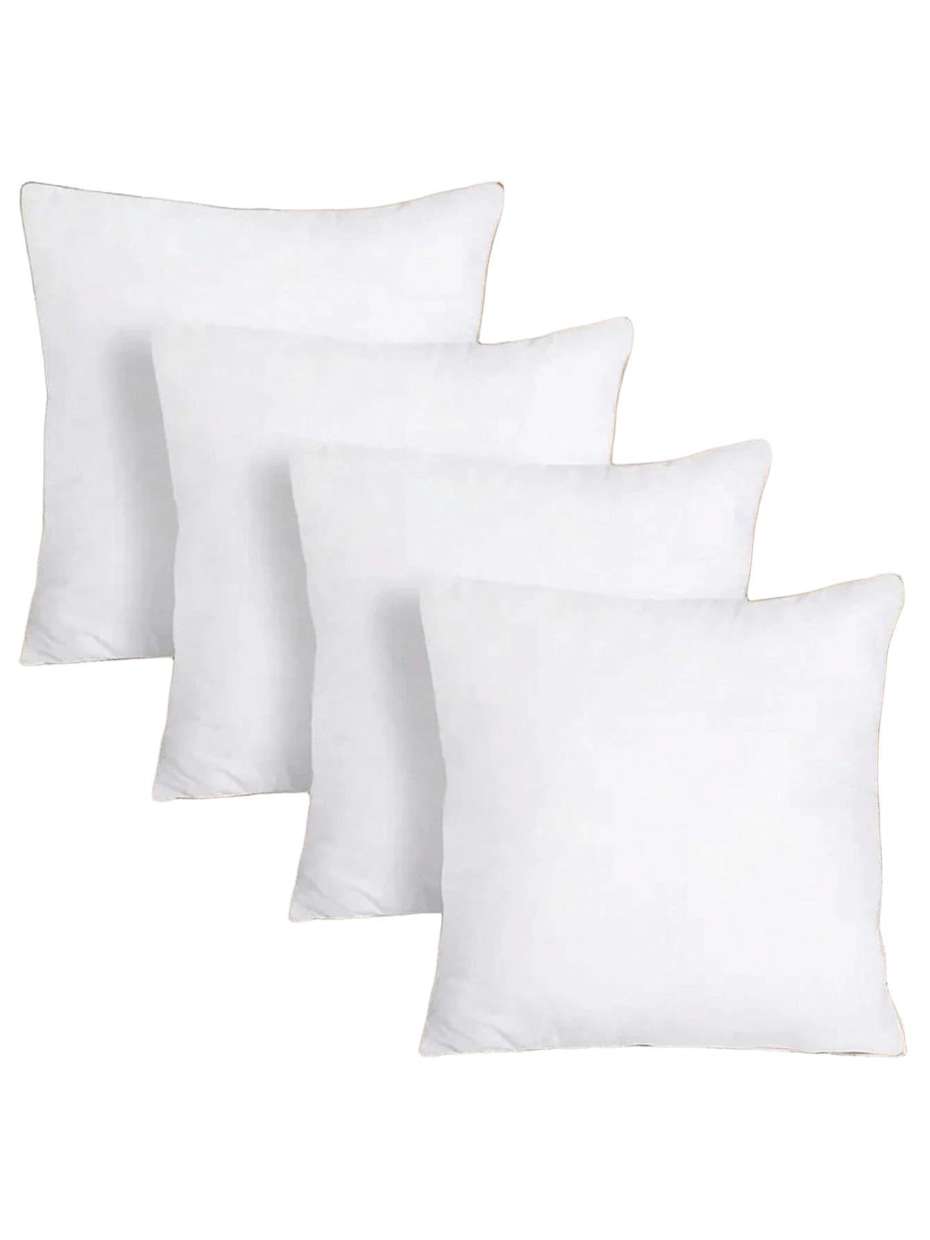 biała poszewka na poduszkę 4 pack 