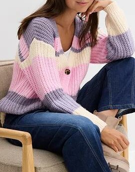 SWETER DAMSKI KARDIGAN ROZPINANY