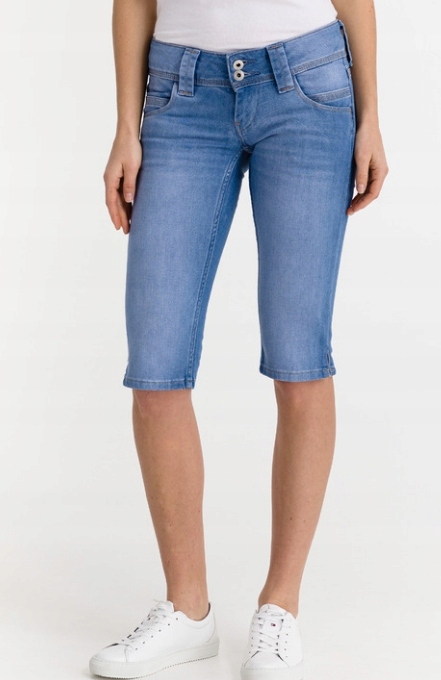 NIEBIESKIE SPODNIE JEANS RYBACZKI