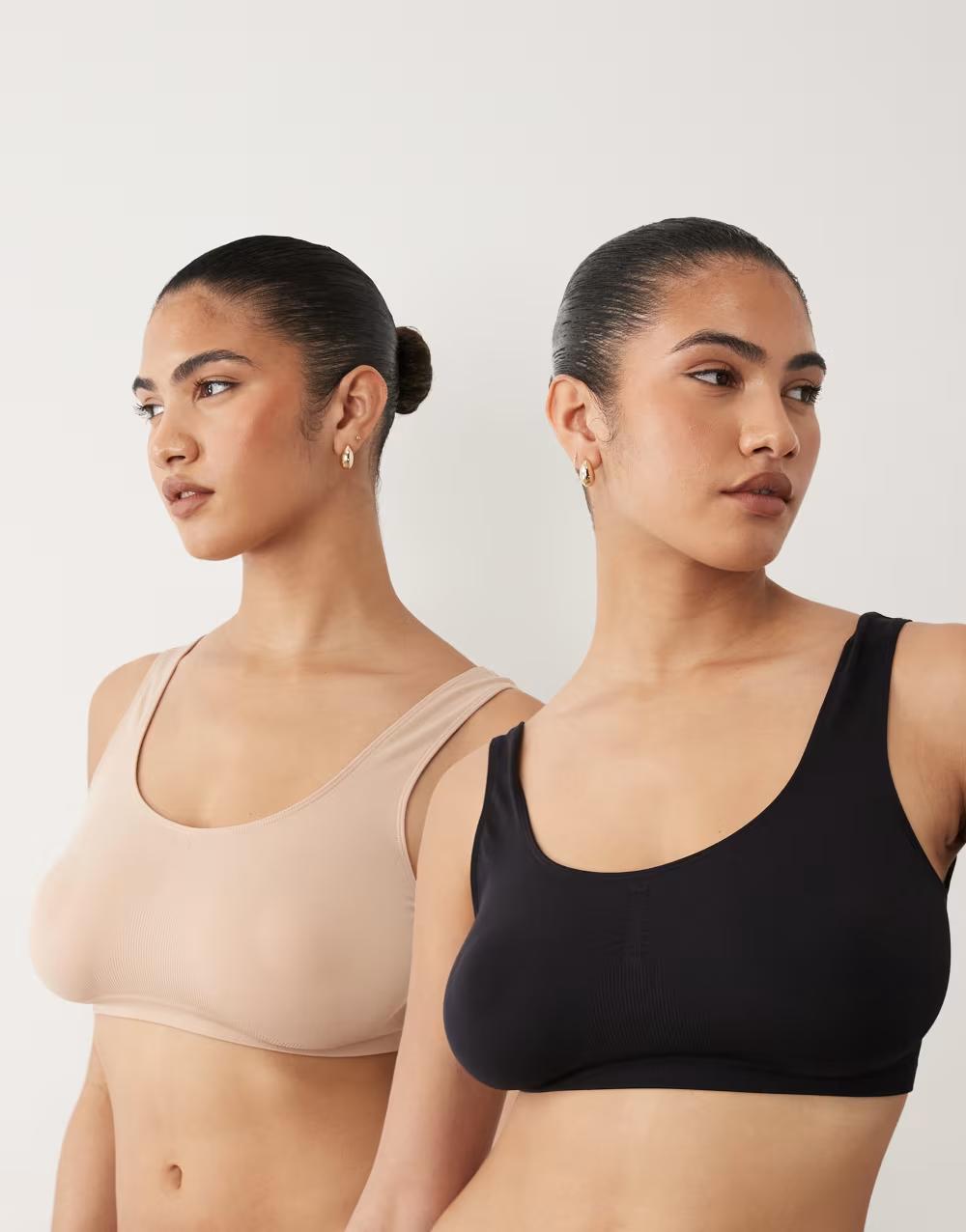 bezszwowy biustonosz ciążowy 2-pack