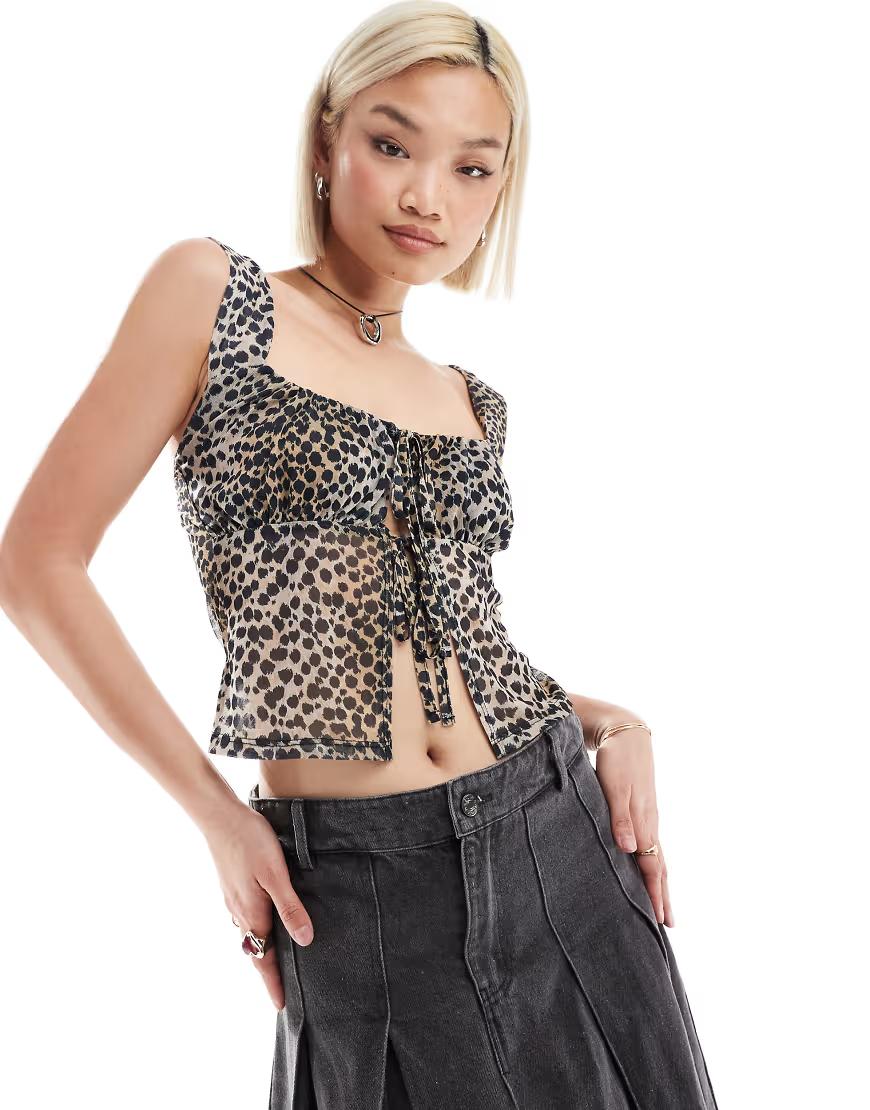 TOP ANIMAL PRINT