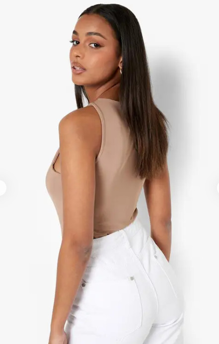 BODY DAMSKIE BEŻOWE 