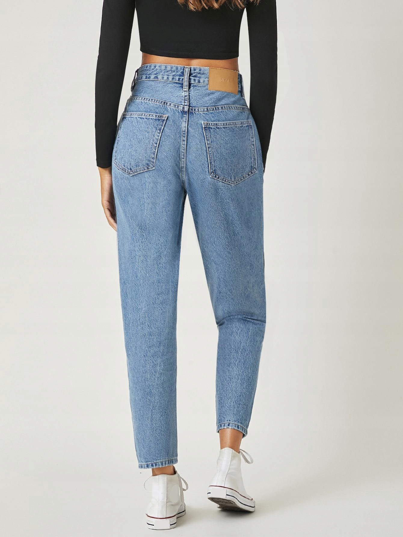 NIEBIESKIE SPODNIE JEANS 