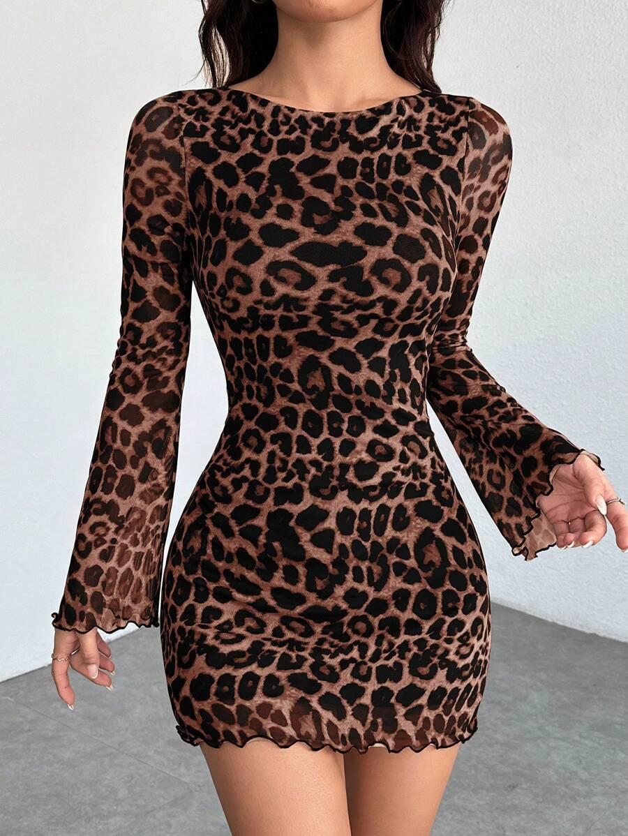 MINI SUKIENKA ANIMAL PRINT