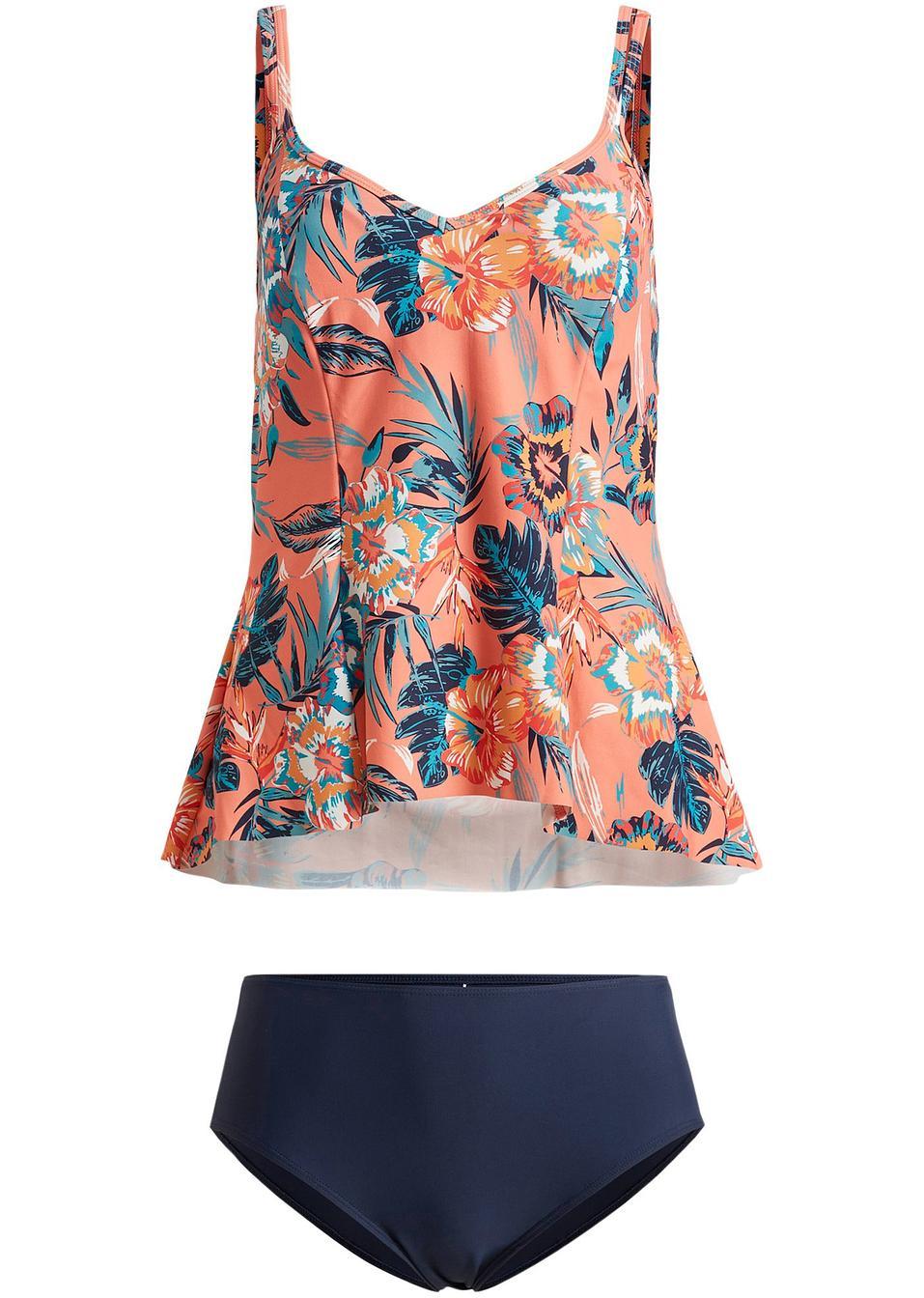 TANKINI DWUCZĘŚCIOWE ZE WZOREM