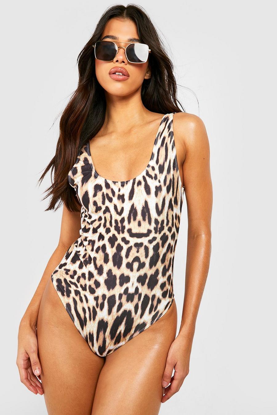 KOSTIUM KĄPIELOWY JEDNOCZĘŚCIOWY ANIMAL PRINT