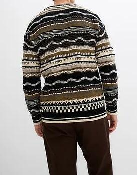 SWETER MĘSKI  - BAWEŁNIANY OKRĄGŁY DEKOLT