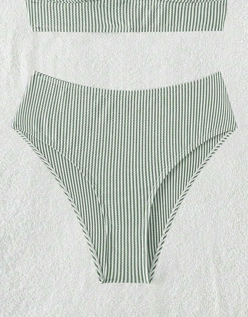 dół od bikini wzór paski 