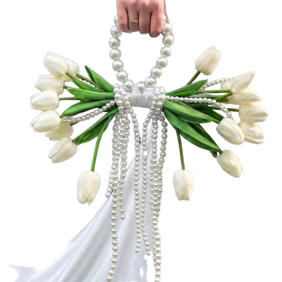 sztuczne kwiaty tulipany bukiet