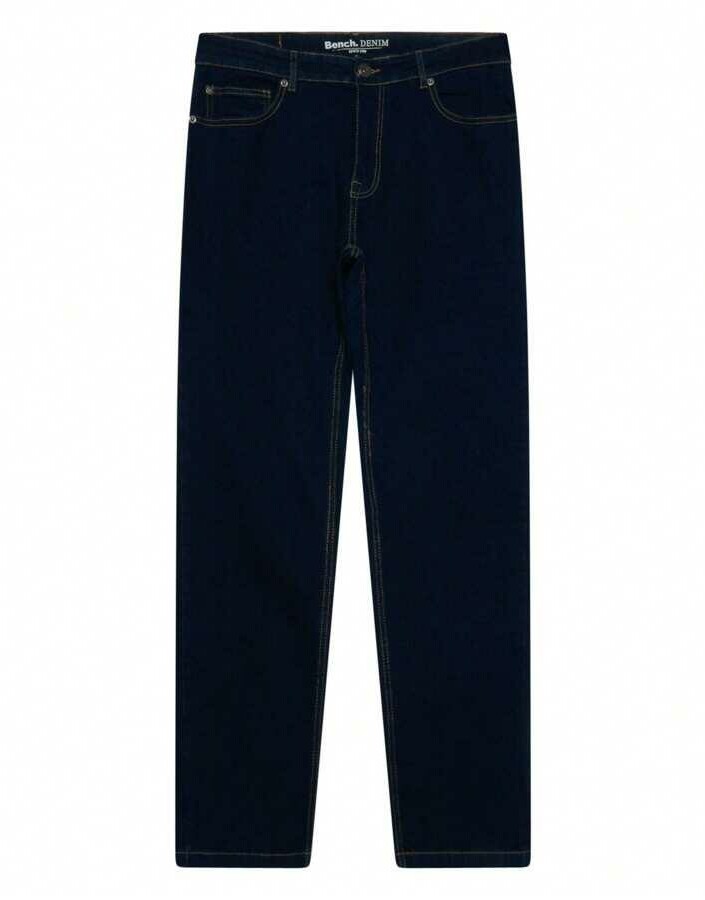 granatowe proste spodnie jeans CHRISTOPH