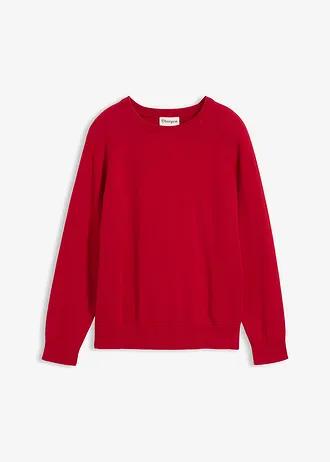 SWETER Z CIENKIEJ BAWEŁNIANEJ DZIANINY