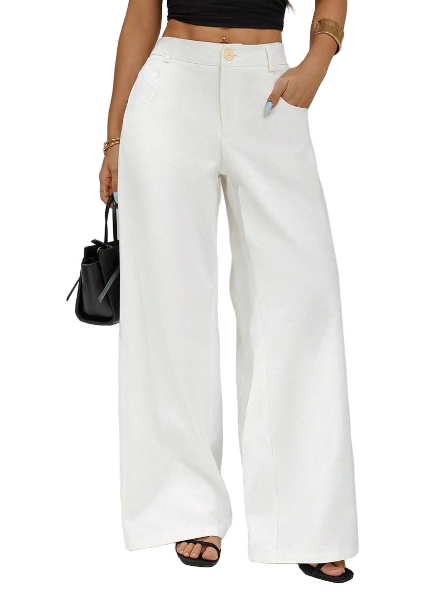 białe spodnie jeans