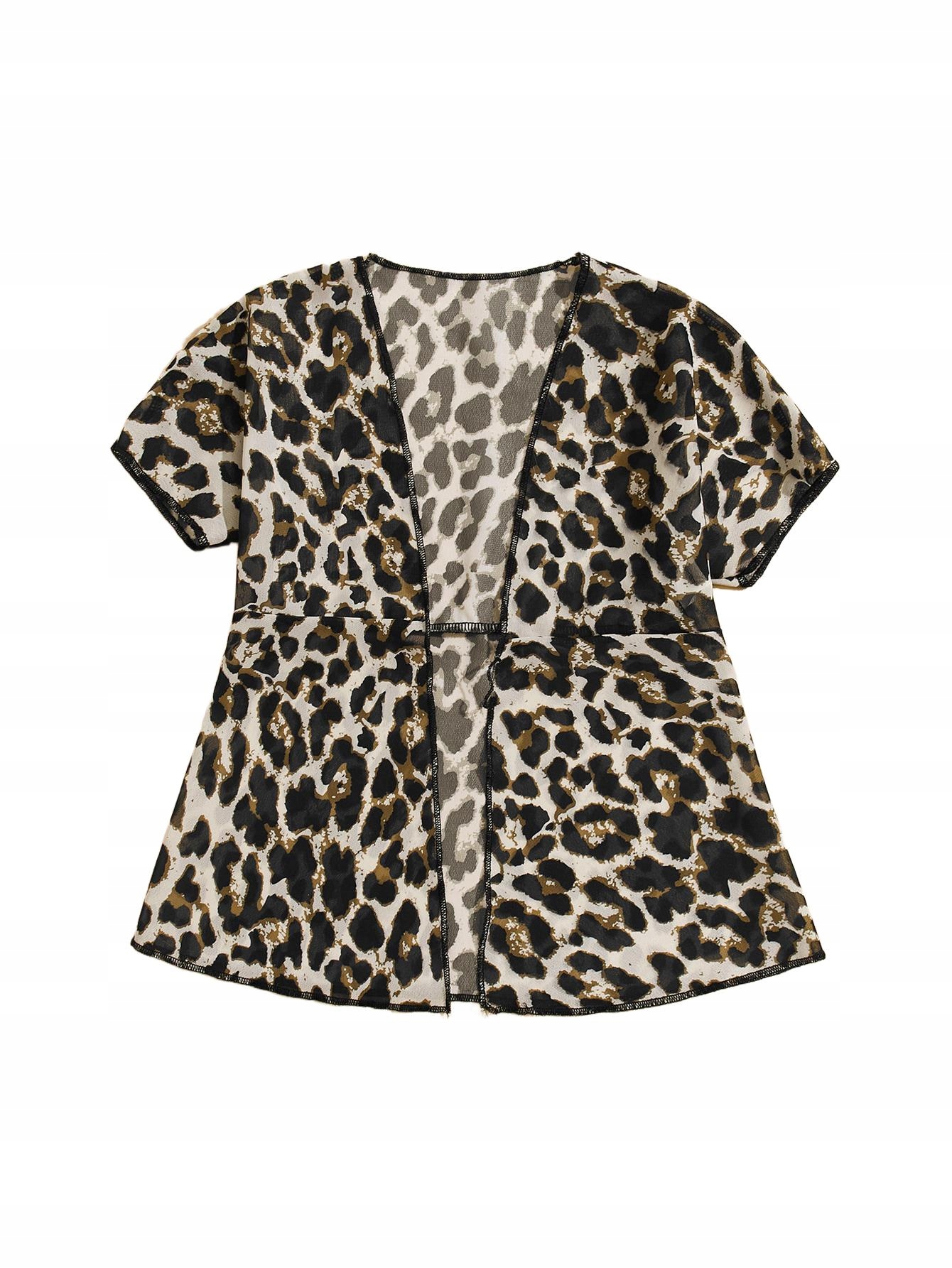 bluzka leopard print 
