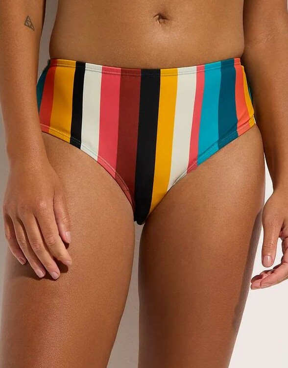 dół od bikini wzór paski 