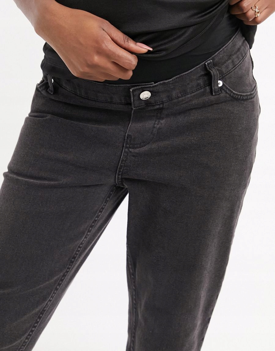 SZARE SPODNIE JEANS CIĄŻOWE