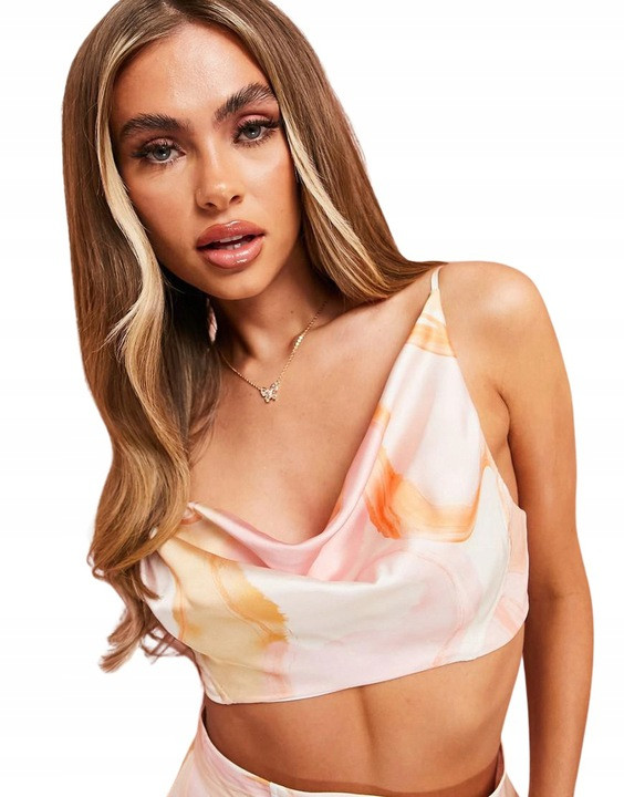 SATYNOWY CROP TOP