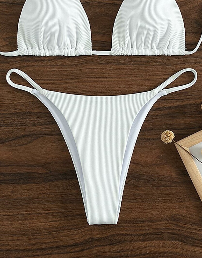 dół od bikini prążki