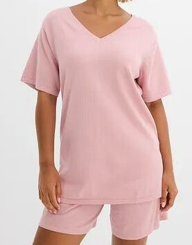 T-SHIRT Z CIENKIEJ DZIANINY Z DOMIESZKĄ LNU