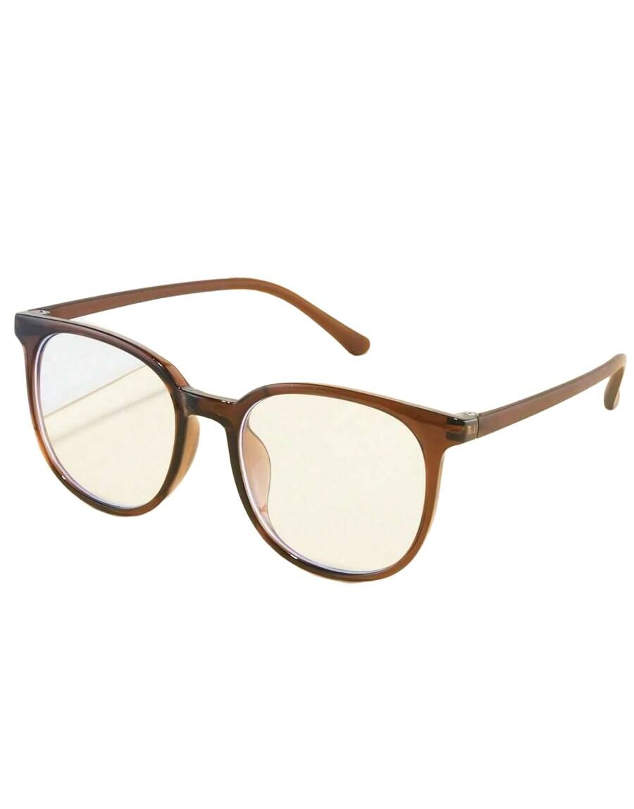 brązowe okulary zerówki
