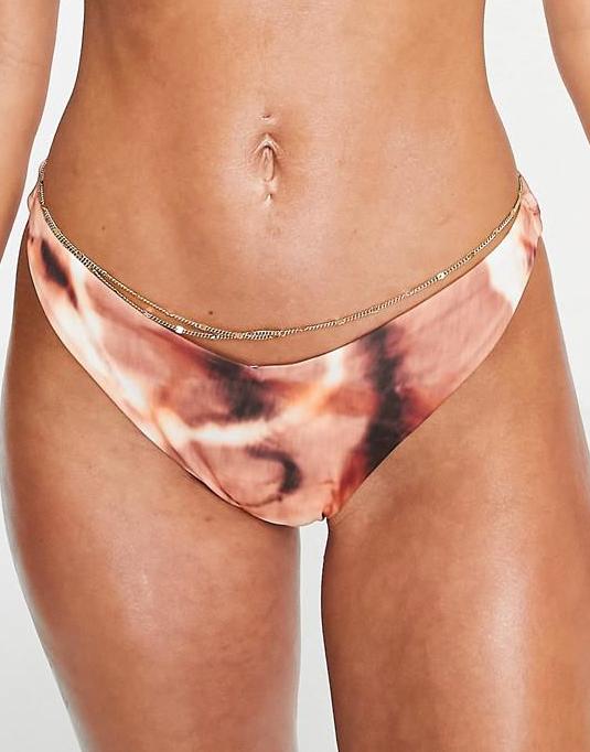 DÓŁ OD BIKINI wzór TIE DYE 