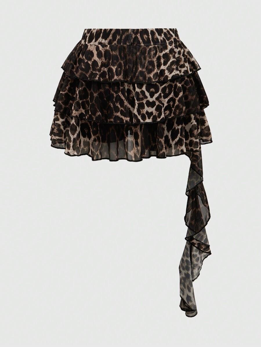 SPÓDNICA ANIMAL PRINT FALBANY