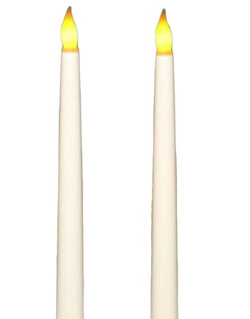 BIAŁA ŚWIECA LED 12SZT