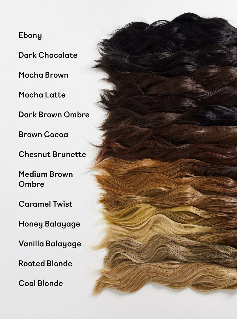 DOCZEPIANE WŁOSY PASMA CHESTNUT BRUNETTE 