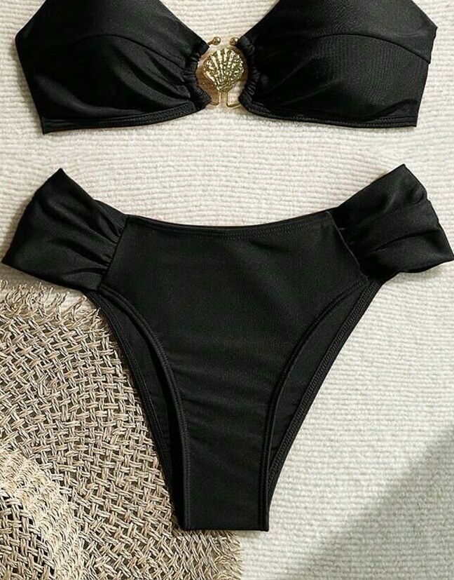 czarny DÓŁ OD BIKINI