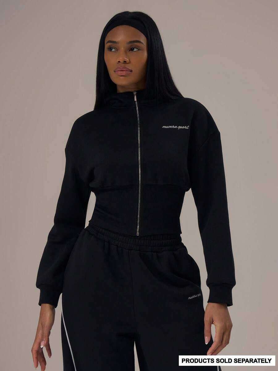 czarna bluza zamek