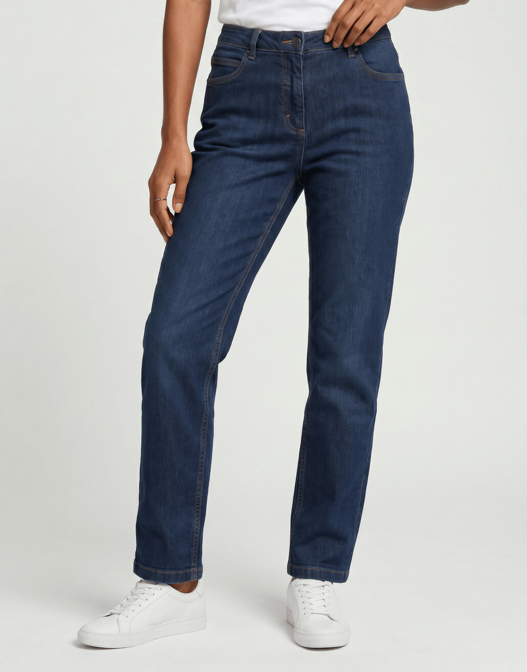PROSTE SPODNIE JEANS