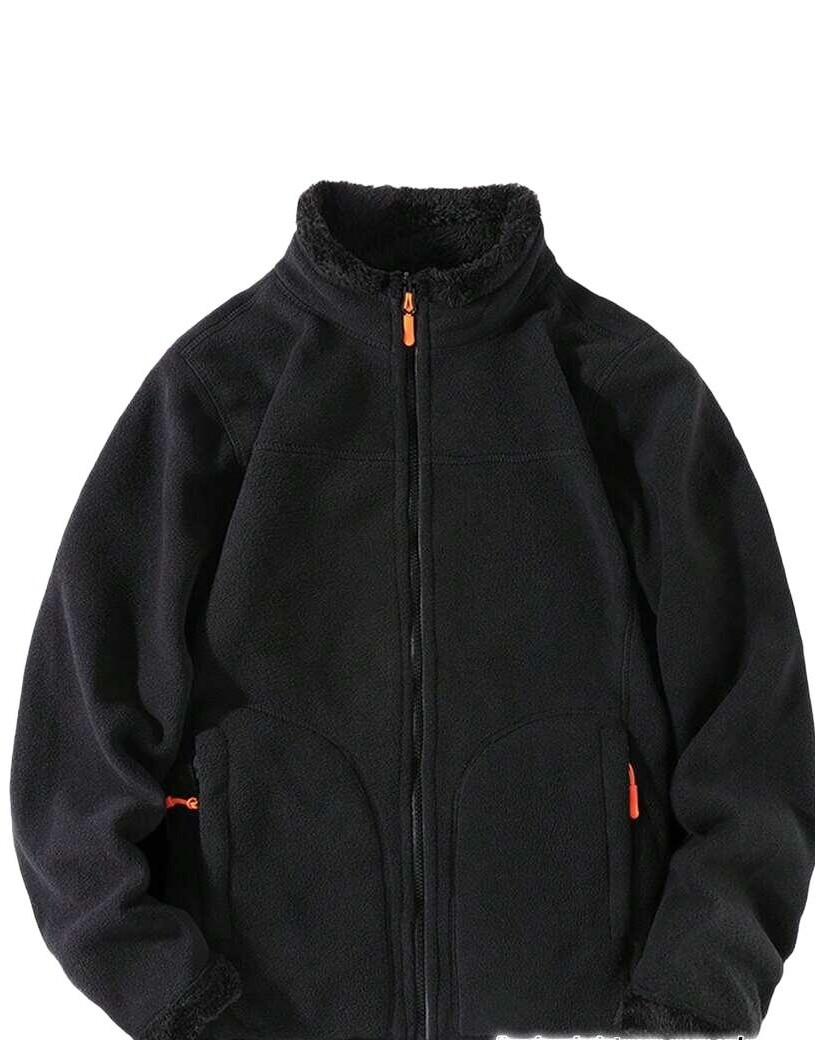 CZARNA OCIEPLANA BLUZA POLAR