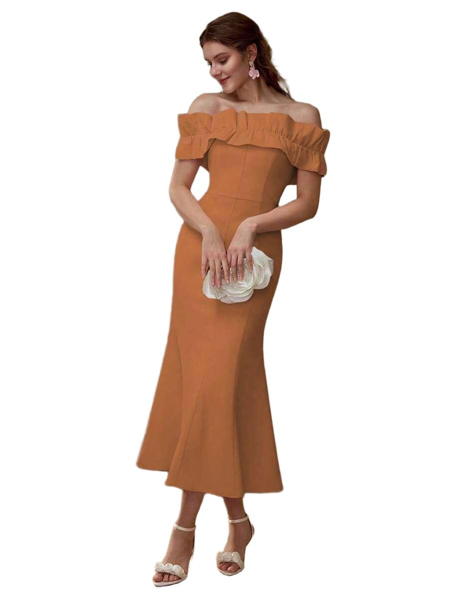ELEGANCKA SUKIENKA MIDI ODKRYTE RAMIONA