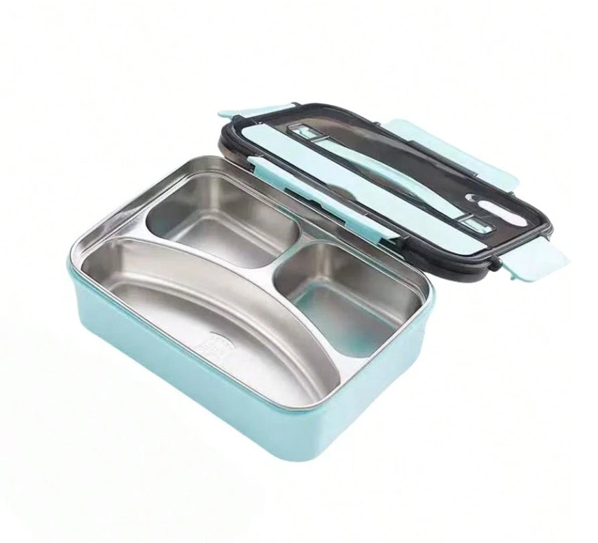 niebieski lunch box