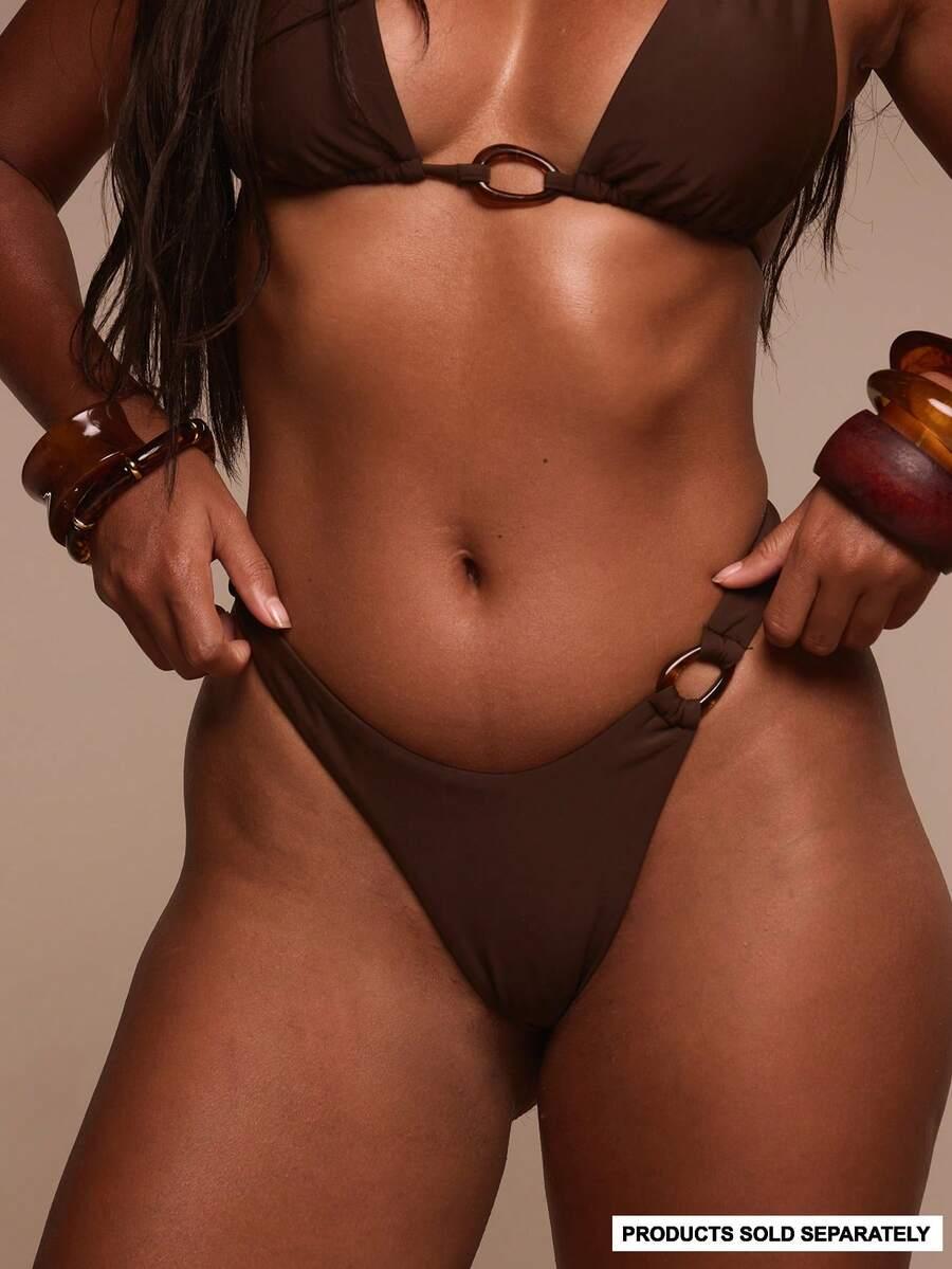 BRĄZOWY DÓŁ OD BIKINI